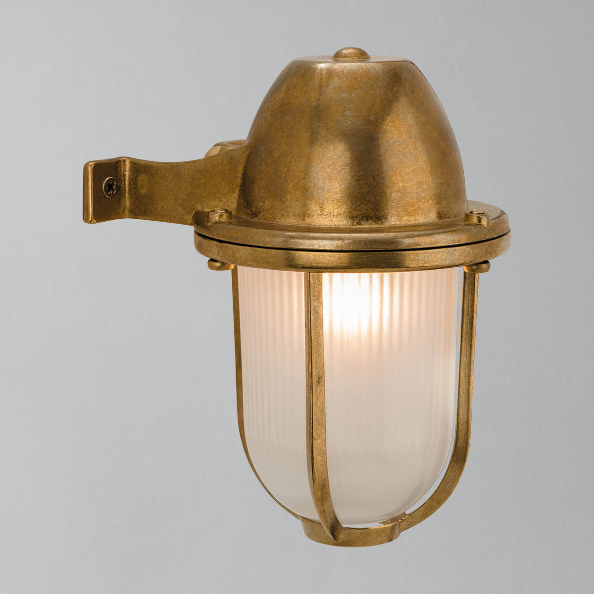 Ottone Solid Brass Nautical Bulkhead Outdoor Wall Lantern – Lampsy