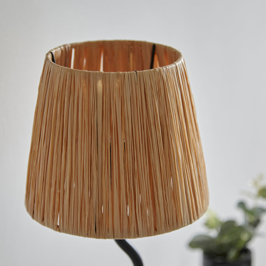 Wriggle Rafia Table Lamp