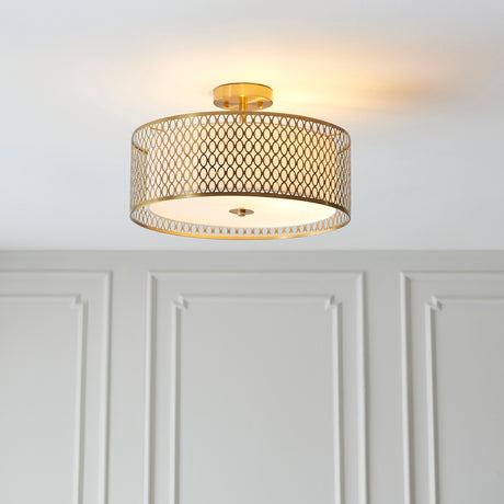 Cordero 3-Light Semi-flush Ceiling Light