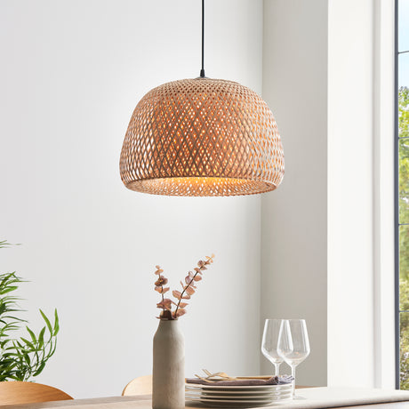 Bali Bamboo Pendant Light