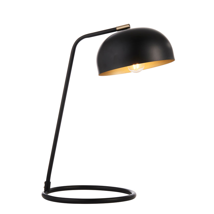 Brair Table Lamp, Black/Gold