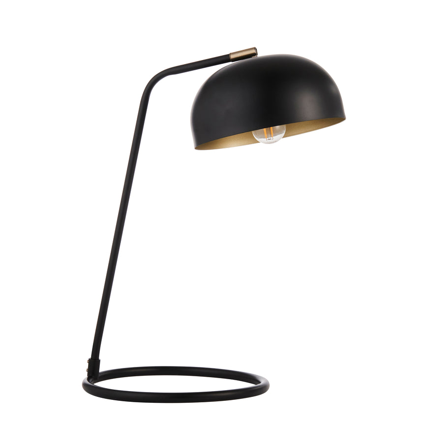 Brair Table Lamp, Black/Gold