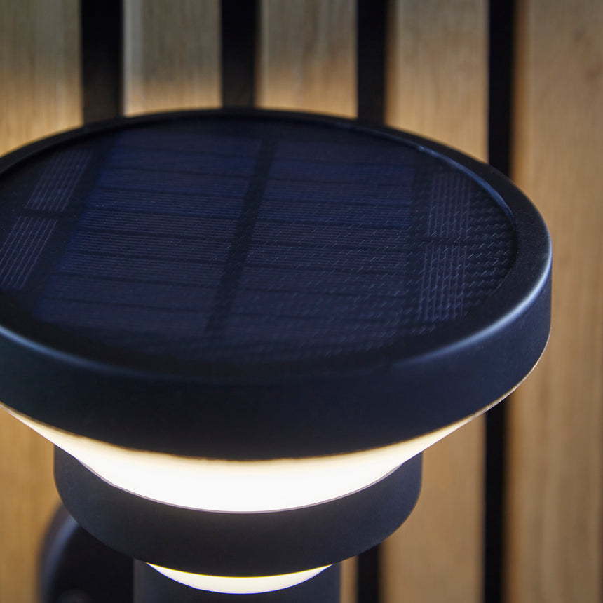 Halton Solar Outdoor Wall Light, IP44