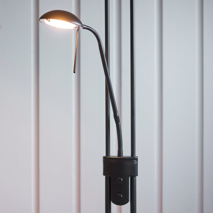 Rome Uplighter Floor Lamp with reading light