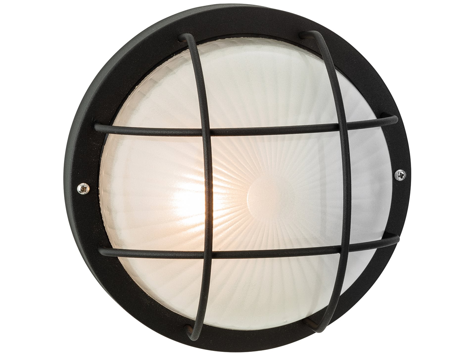 Larsen Round Caged Bulkhead Light