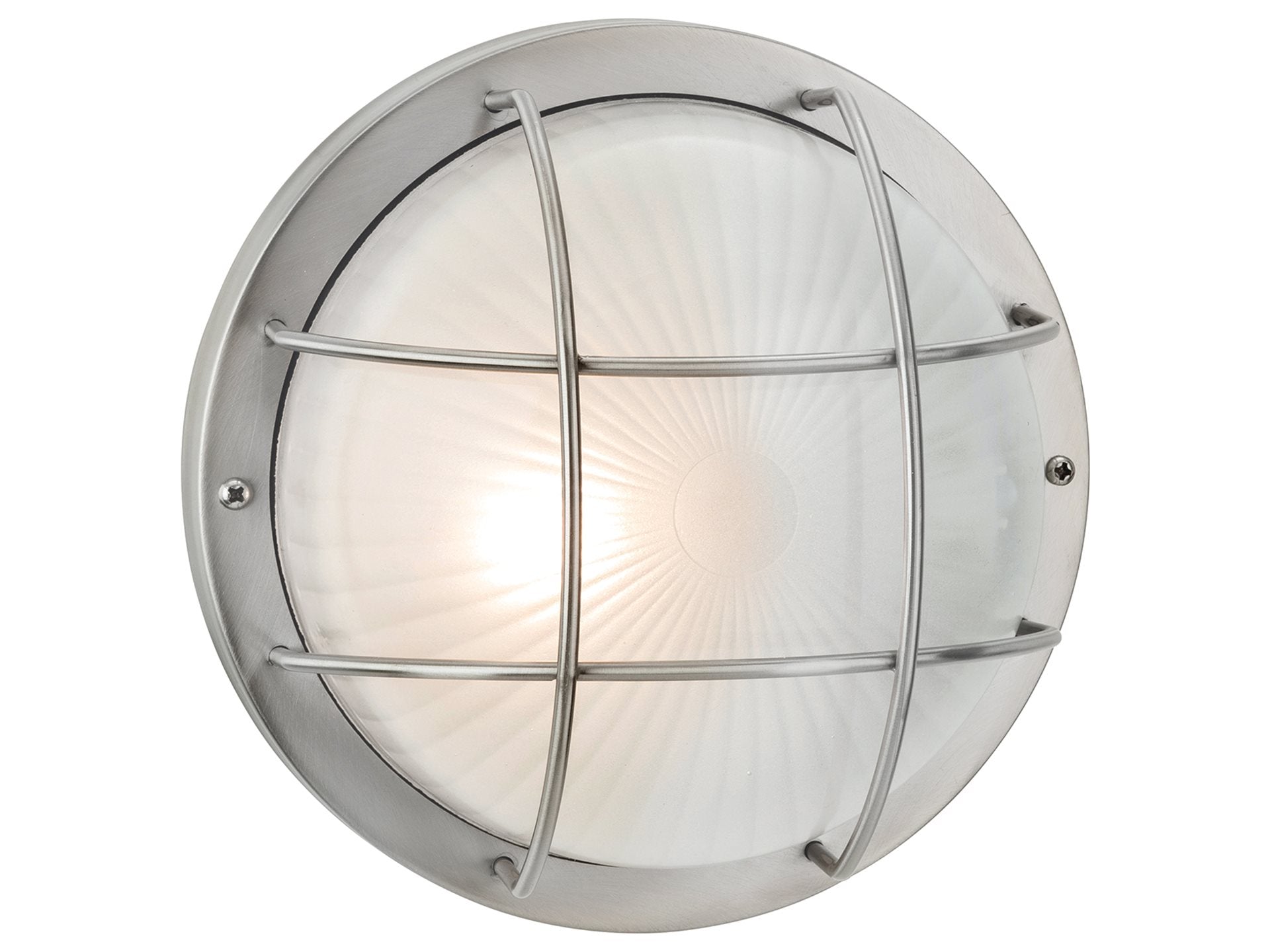 Larsen Round Caged Bulkhead Light