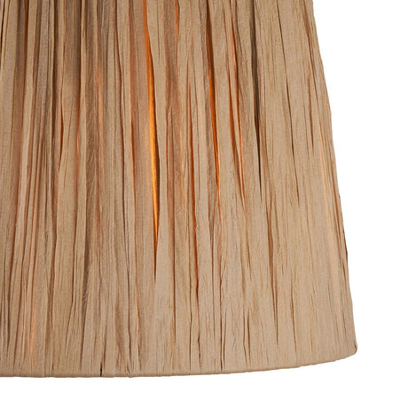 Raffia Tapered Lamp Shade, 32cm