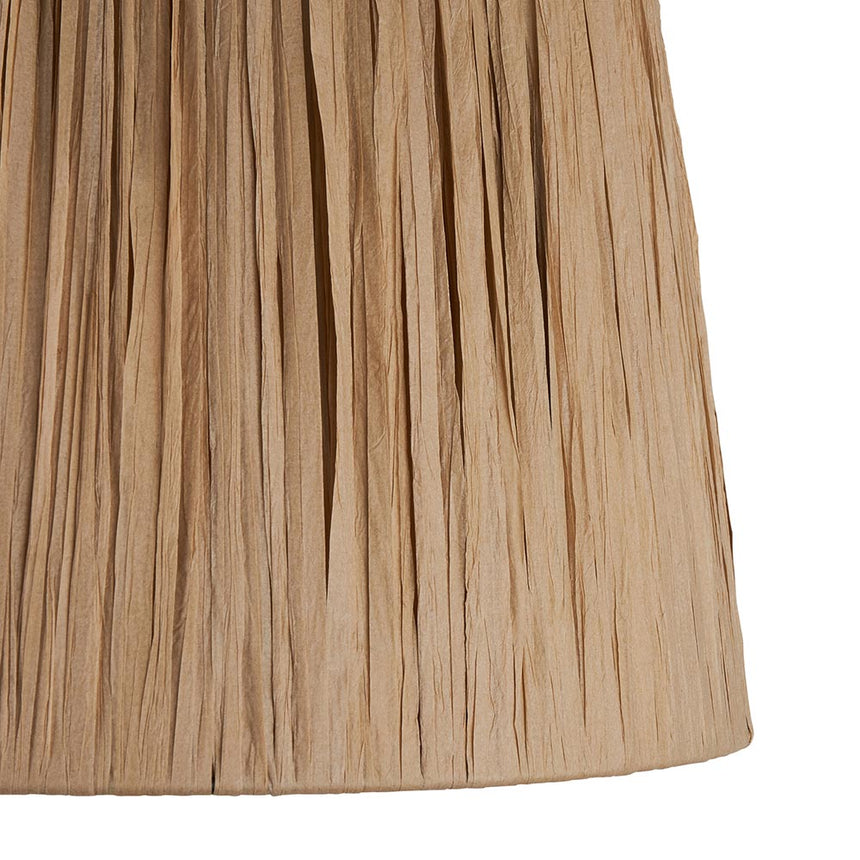 Raffia Tapered Lamp Shade, 32cm