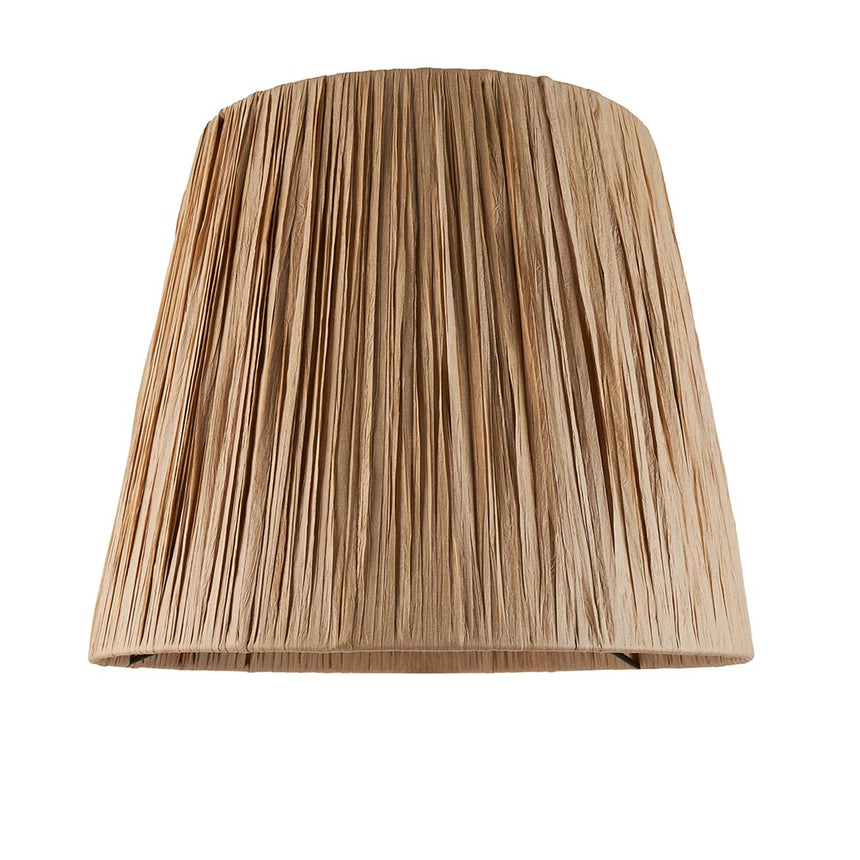 Raffia Tapered Lamp Shade, 32cm