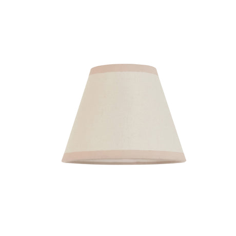 Vintage White Cotton Lamp Shade, 16cm