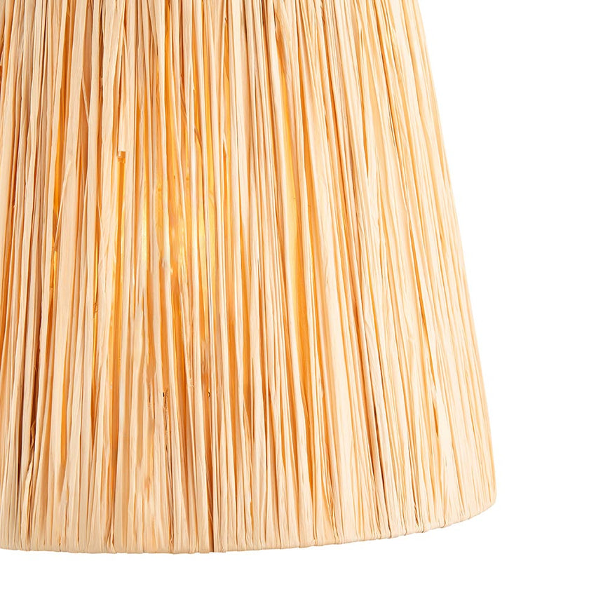 Raffia Tapered Lamp Shade, 30cm