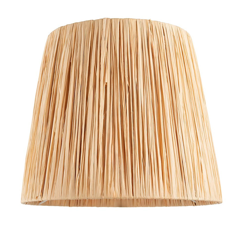 Raffia Tapered Lamp Shade, 30cm