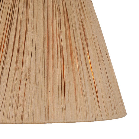 Raffia Tapered Lamp Shade, 24cm