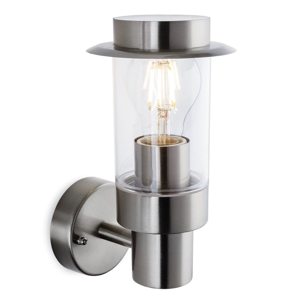 Hayes Outdoor Wall Light, Stainless Steel