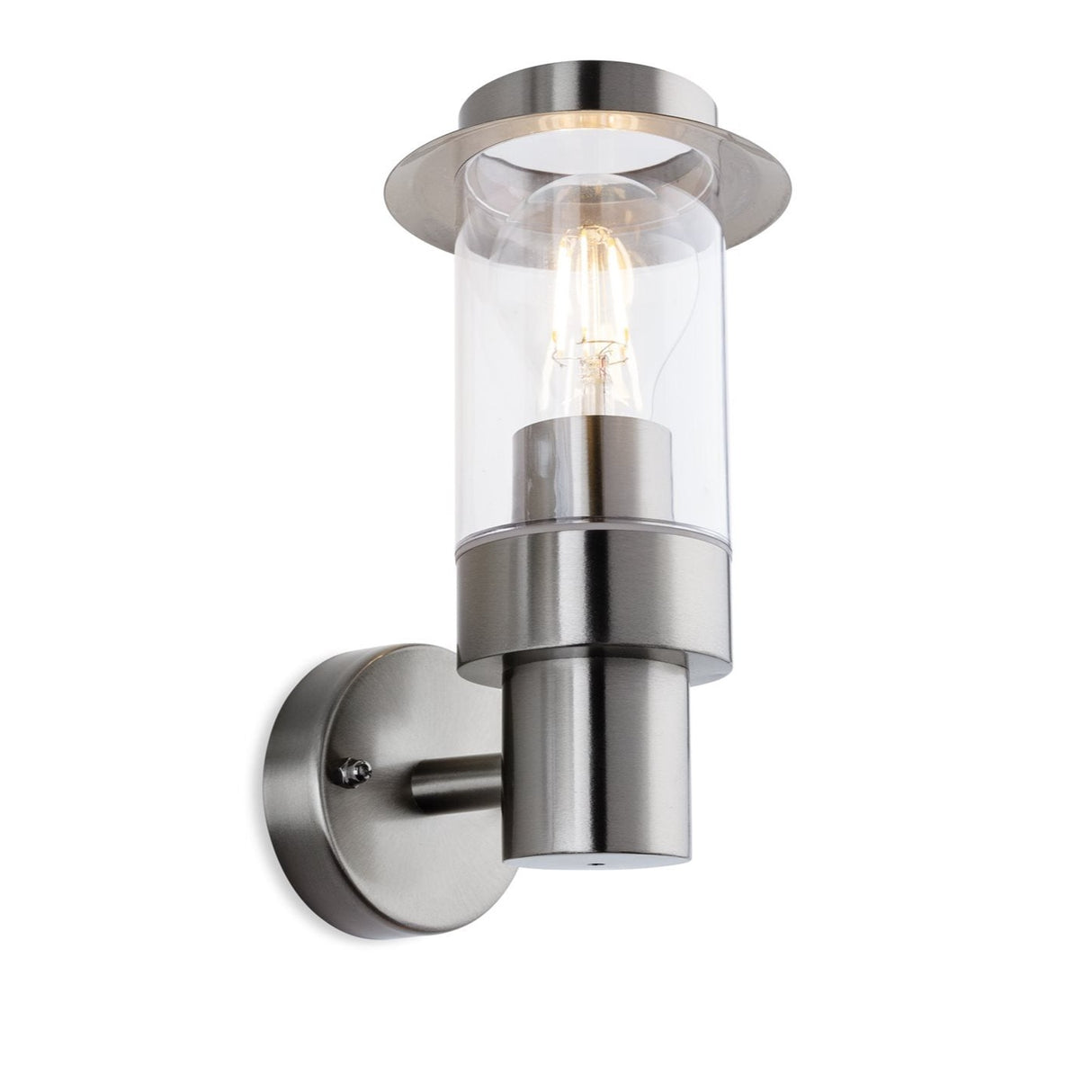 Hayes Wall Lantern, Stainless Steel