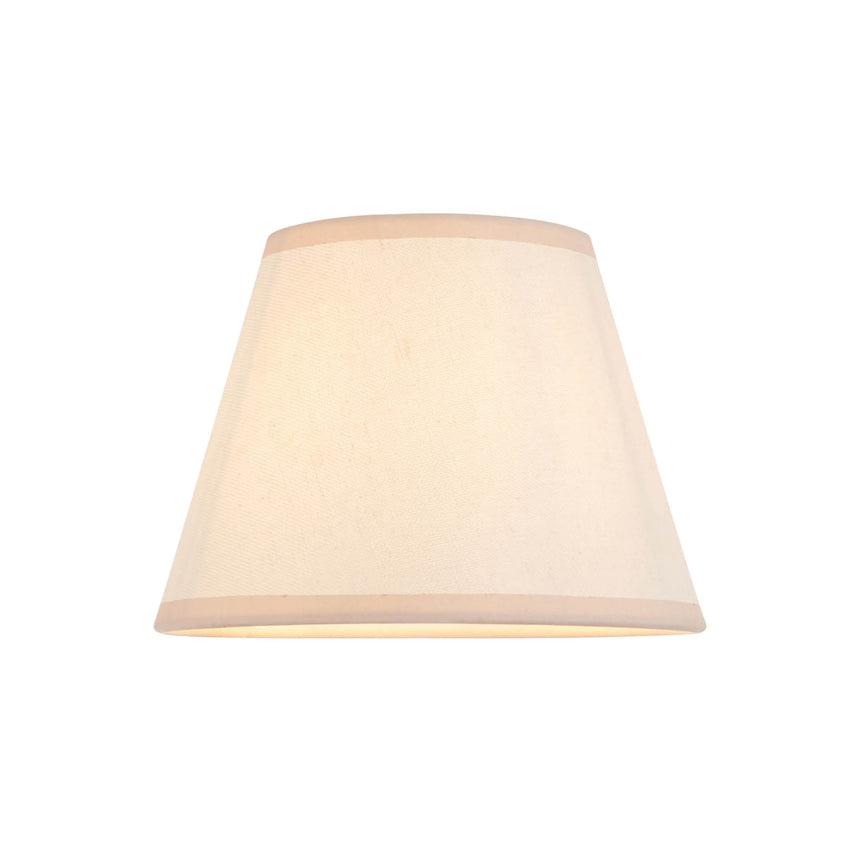 Vintage White Cotton Lamp Shade, 20cm