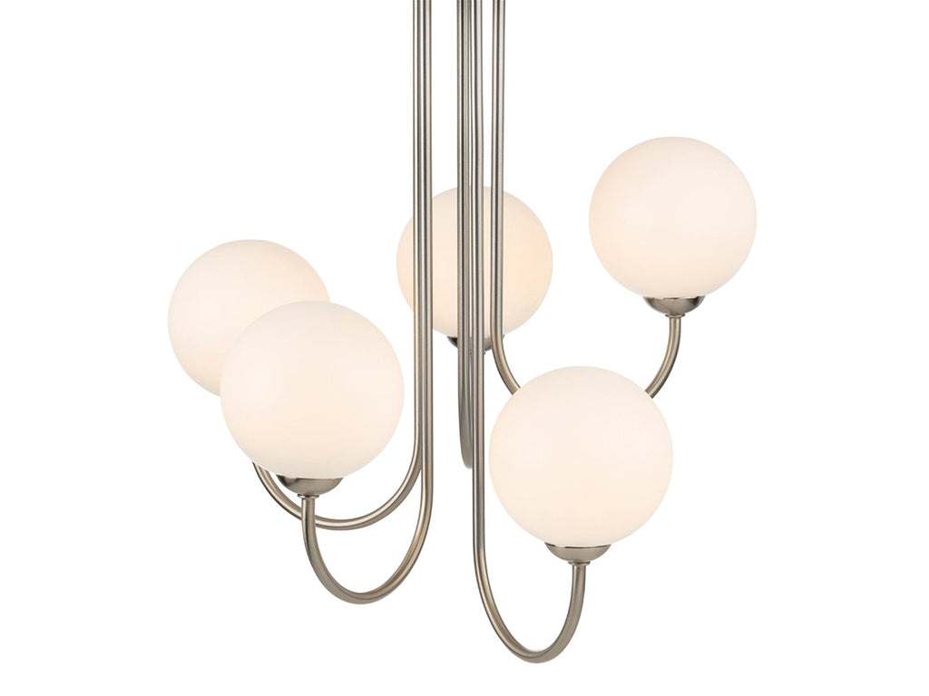 Bodel 5 Globe Semi-Flush Ceiling Light