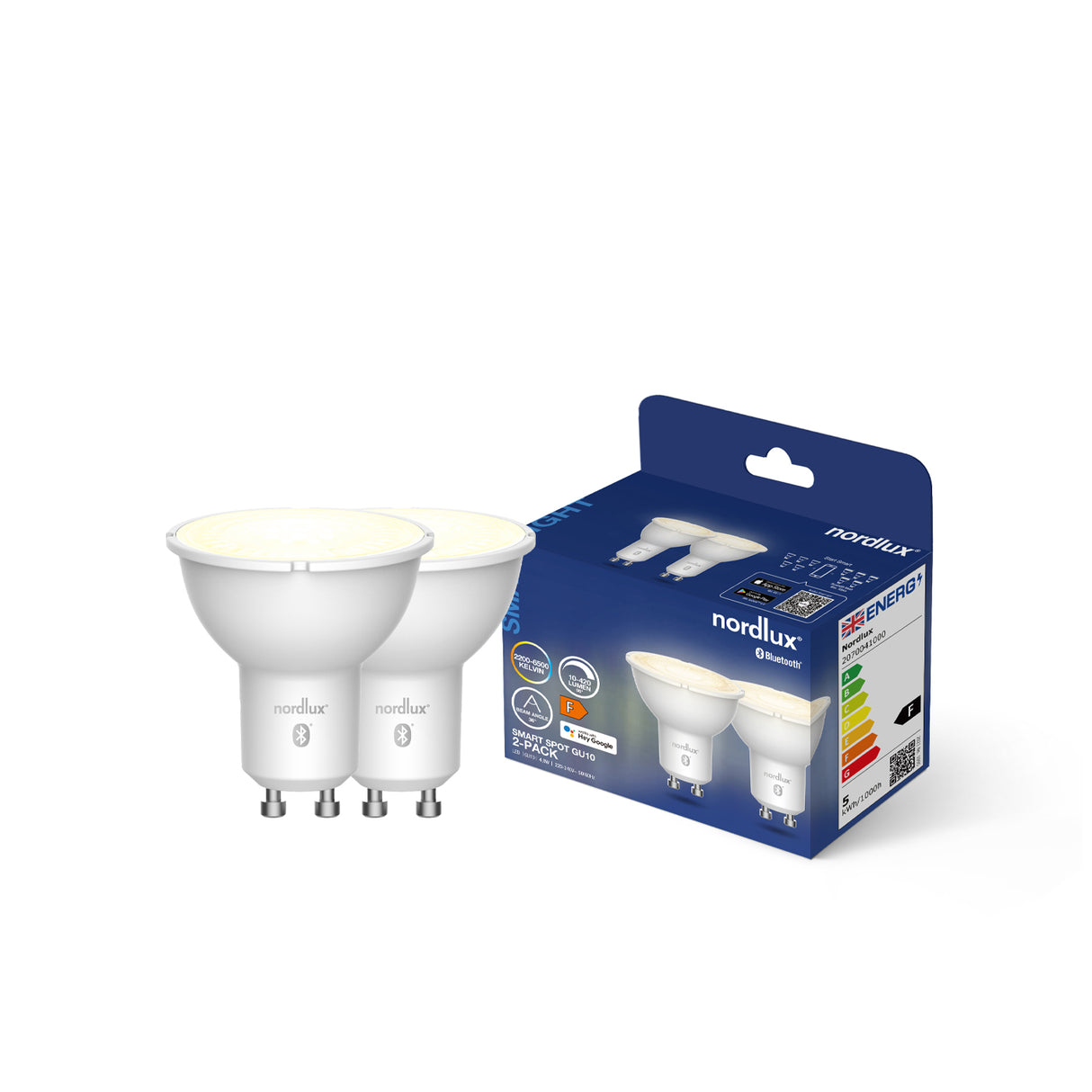 Smart Spot GU10 2-Pack 420lm Light Bulb