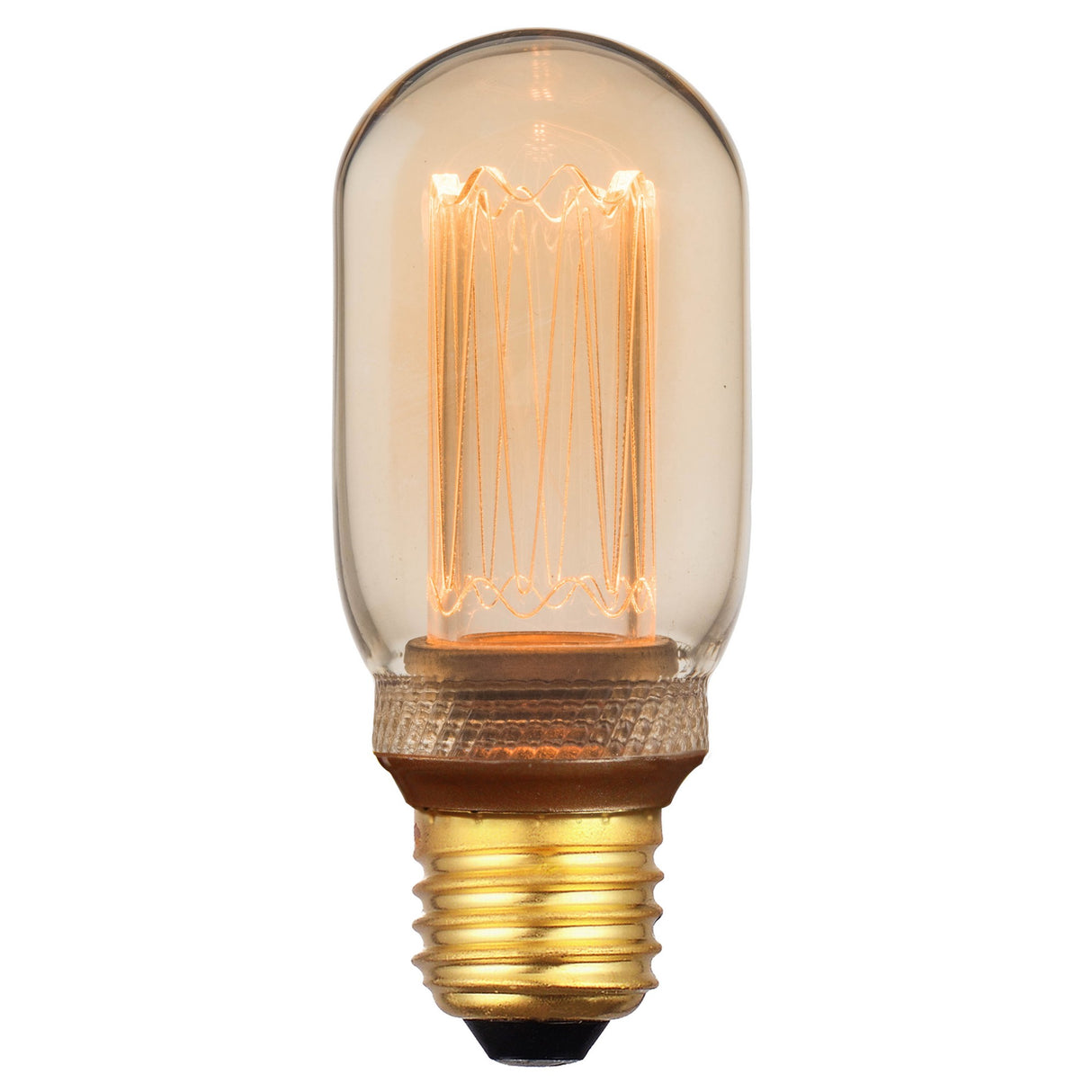 Deco Retro Gold Tubular 120lm 3.5w LED Filament Bulb - E27