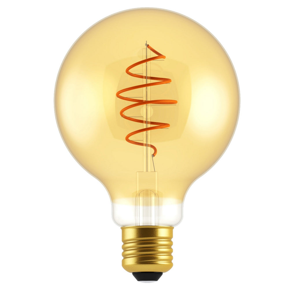 Deco Spiral G125 Globe 5w LED Filament Bulb E27