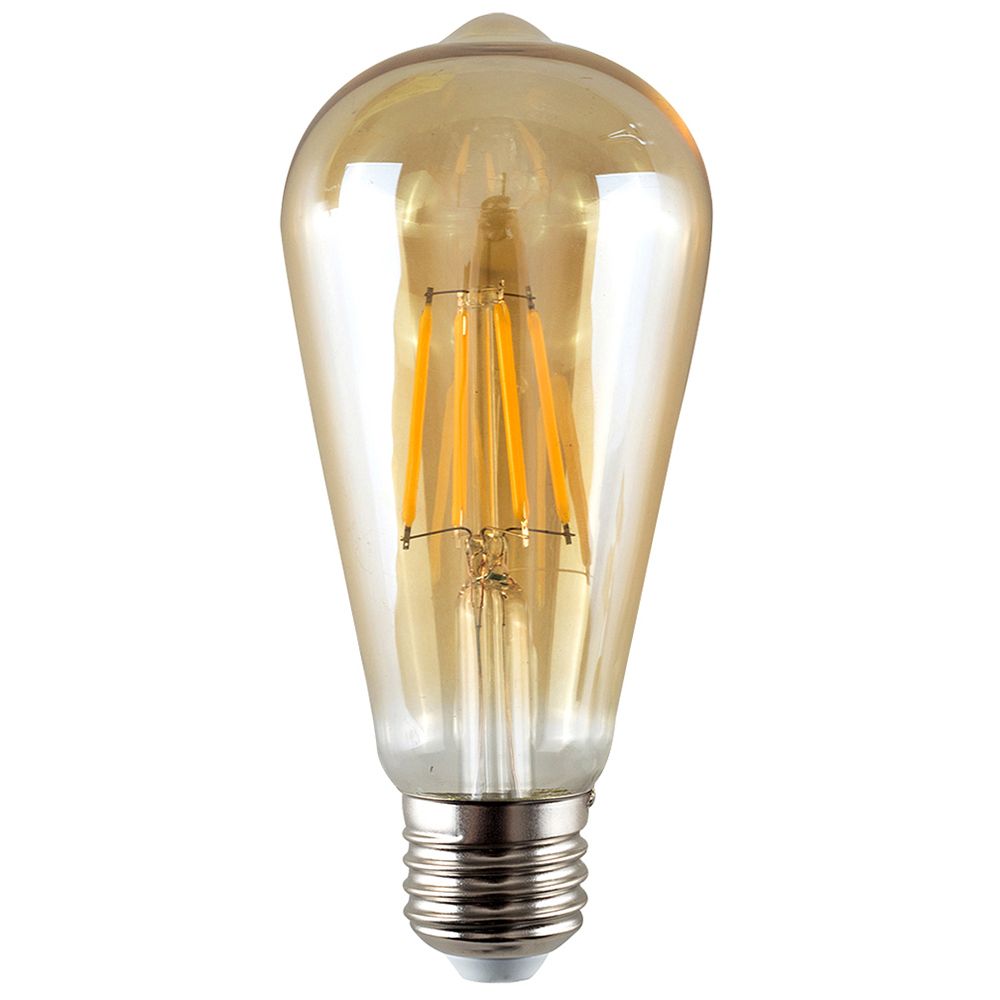 ST64 E27 Amber 2700k 4w 240lm Dimmable