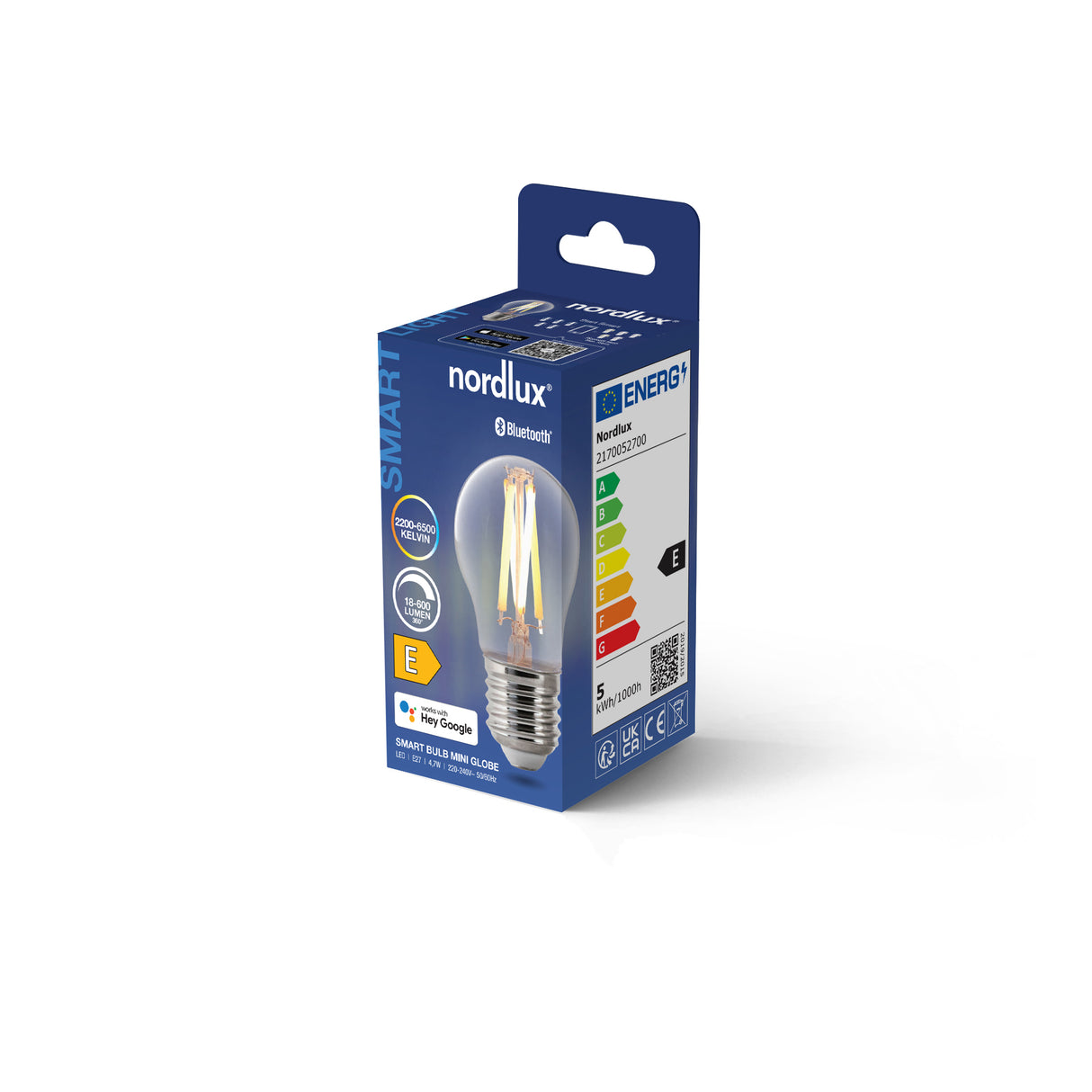 Smart Mini Globe G45 E27 600lm Light Bulb