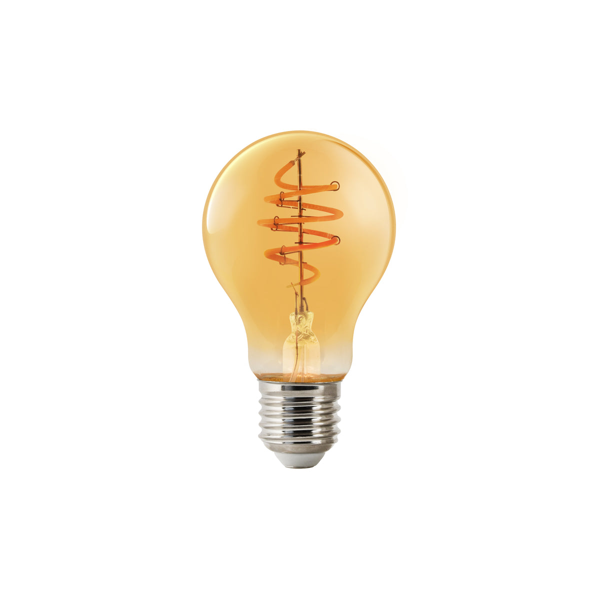 Smart Deco Standard E27 380lm Light Bulb, Amber