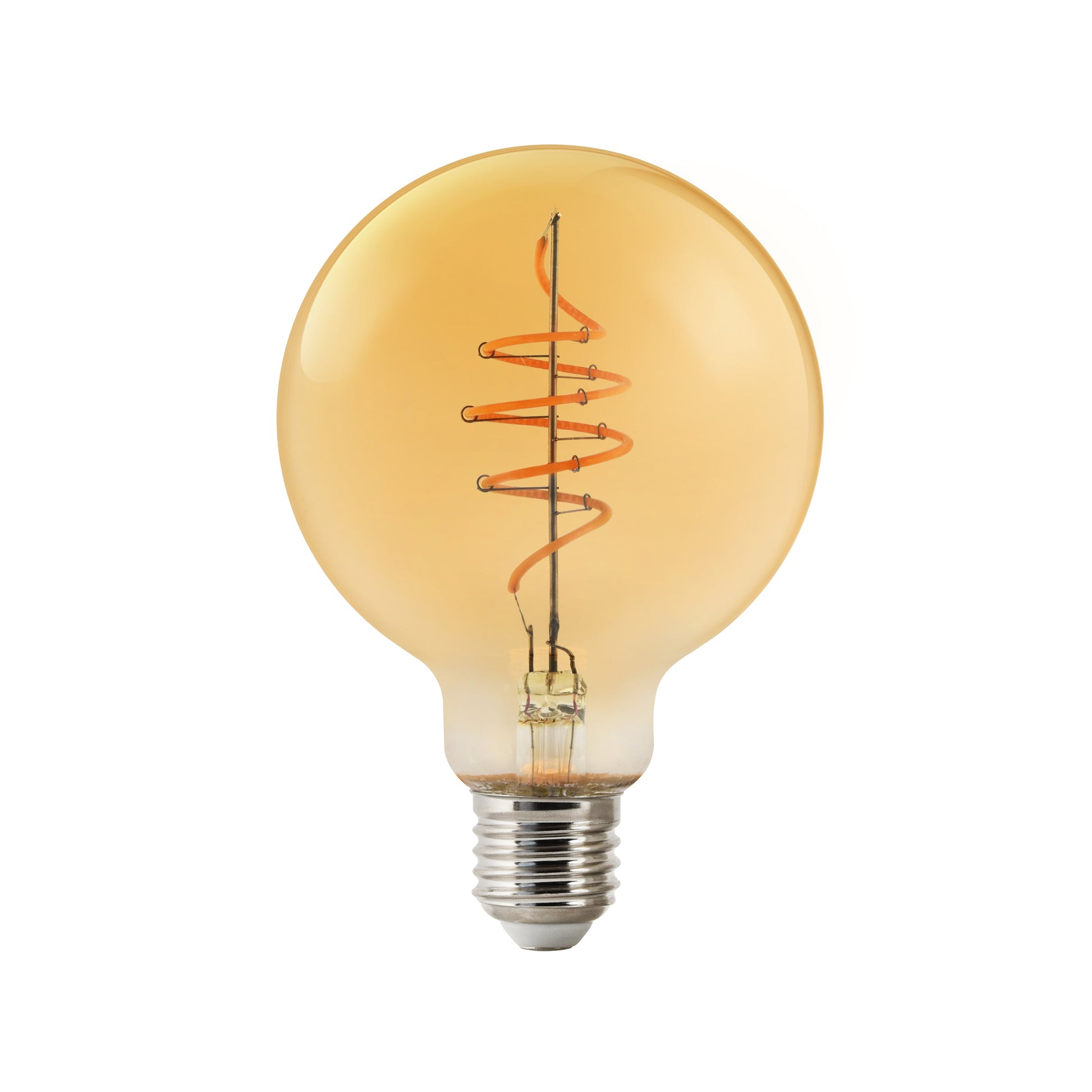 Smart Deco G95 Globe E27 380lm Light Bulb, Amber