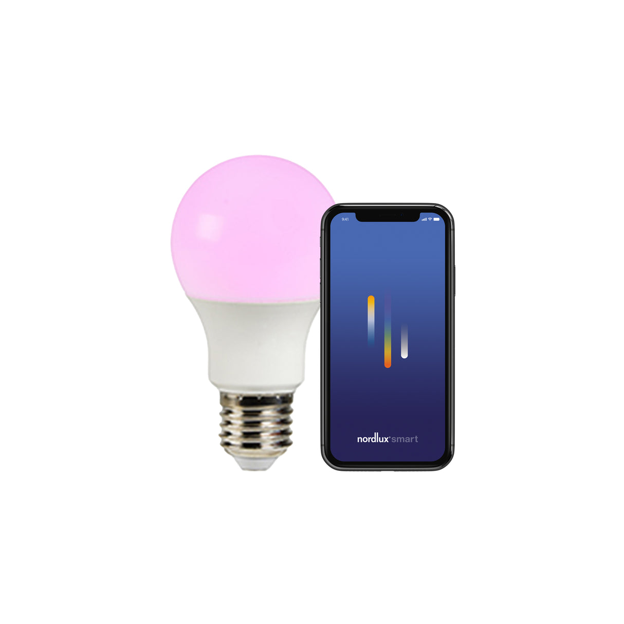 Smart Colour RGB E27 806lm A60 Light Bulb