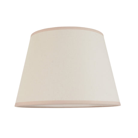 Vintage White Cotton Lamp Shade, 35cm