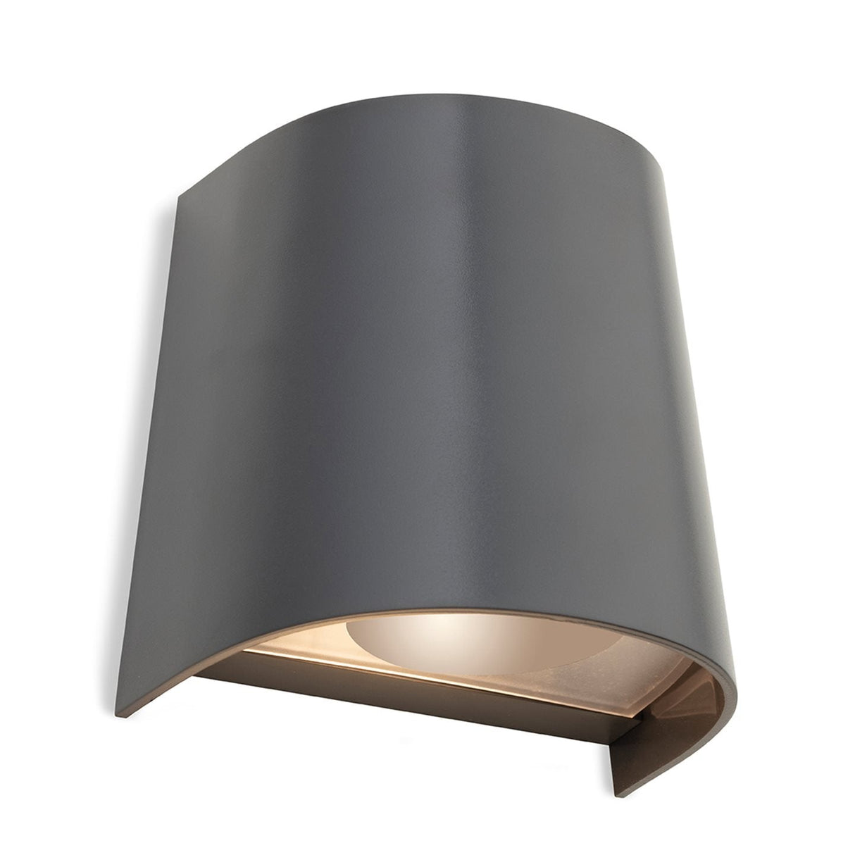 Aiden Resin Outdoor Wall Light, Graphite