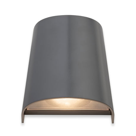 Aiden Resin Outdoor Wall Light, Graphite