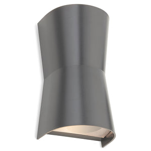 Aiden Resin Up/Down Outdoor Wall Light, Graphite