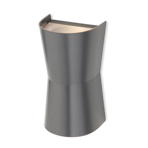 Aiden Resin Up/Down Outdoor Wall Light, Graphite