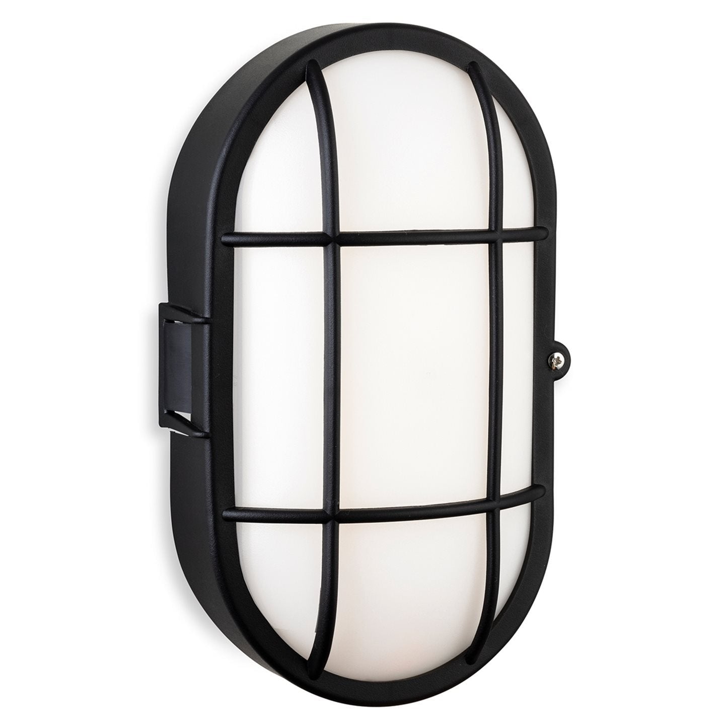 Morgan Oval Caged Outdoor LED Bulkhead Light