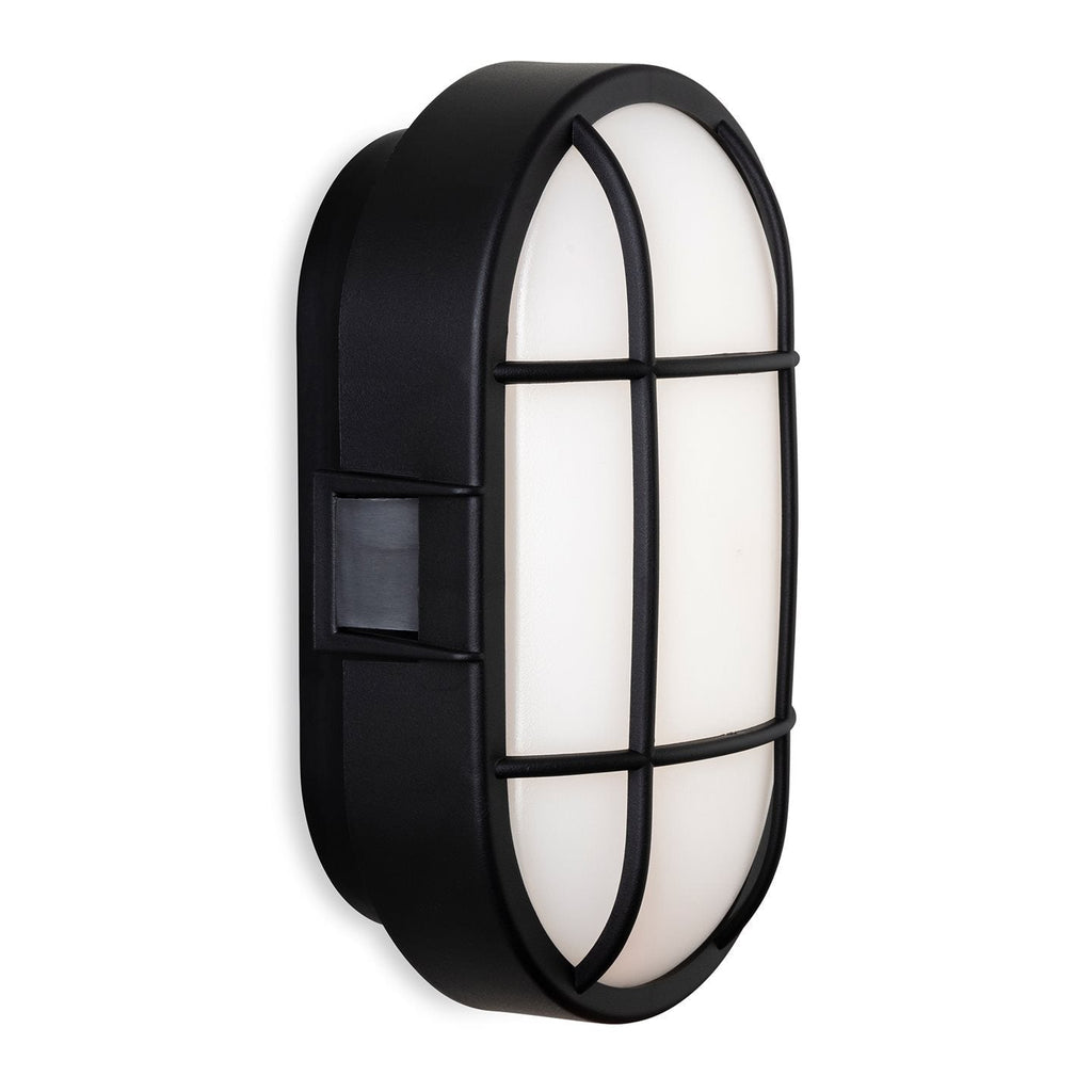 Morgan Oval Caged Outdoor LED Bulkhead Light