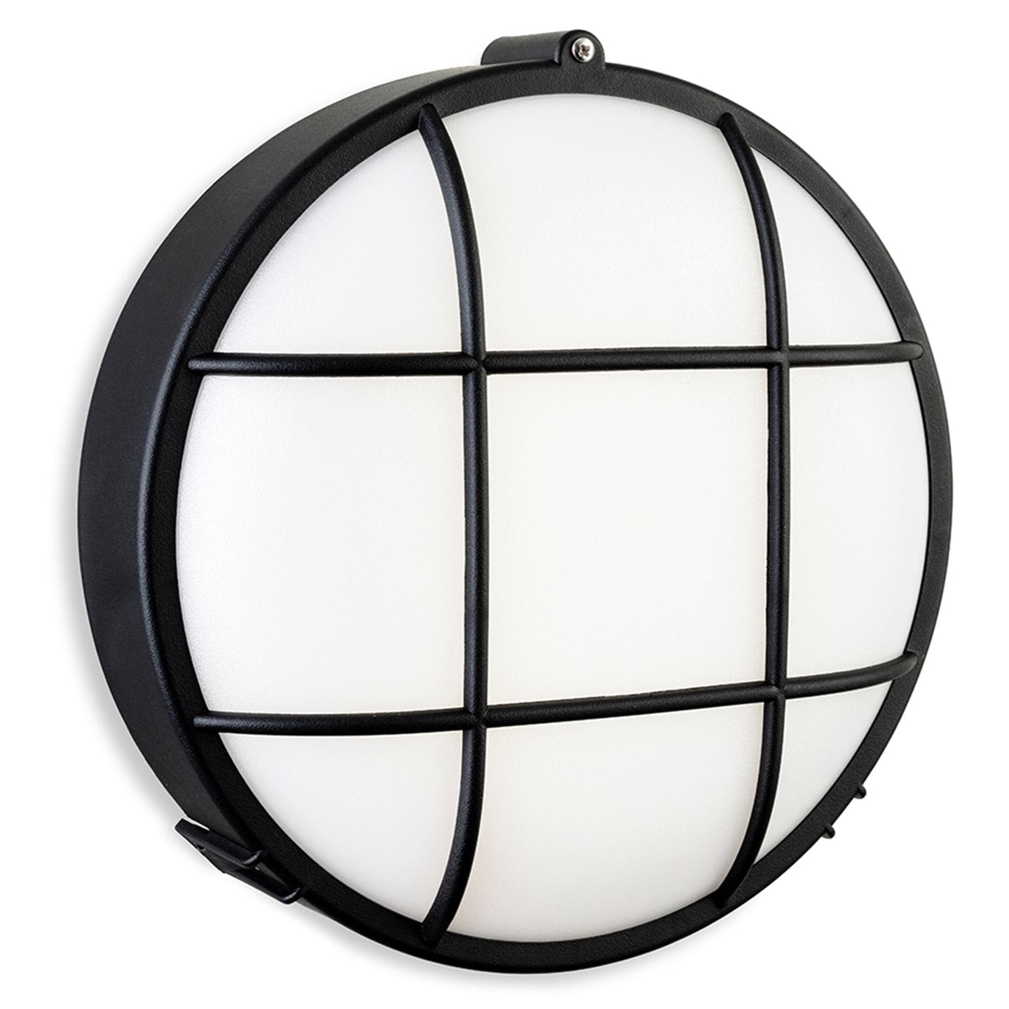 Morgan Round Caged Outdoor LED Bulkhead Light