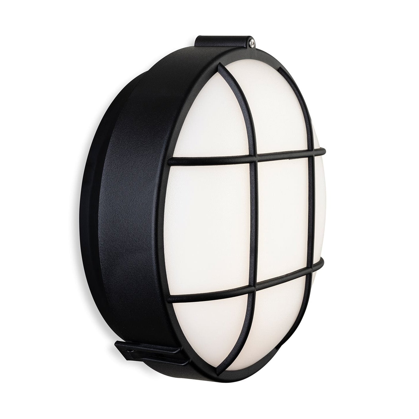 Morgan Round Caged Outdoor LED Bulkhead Light