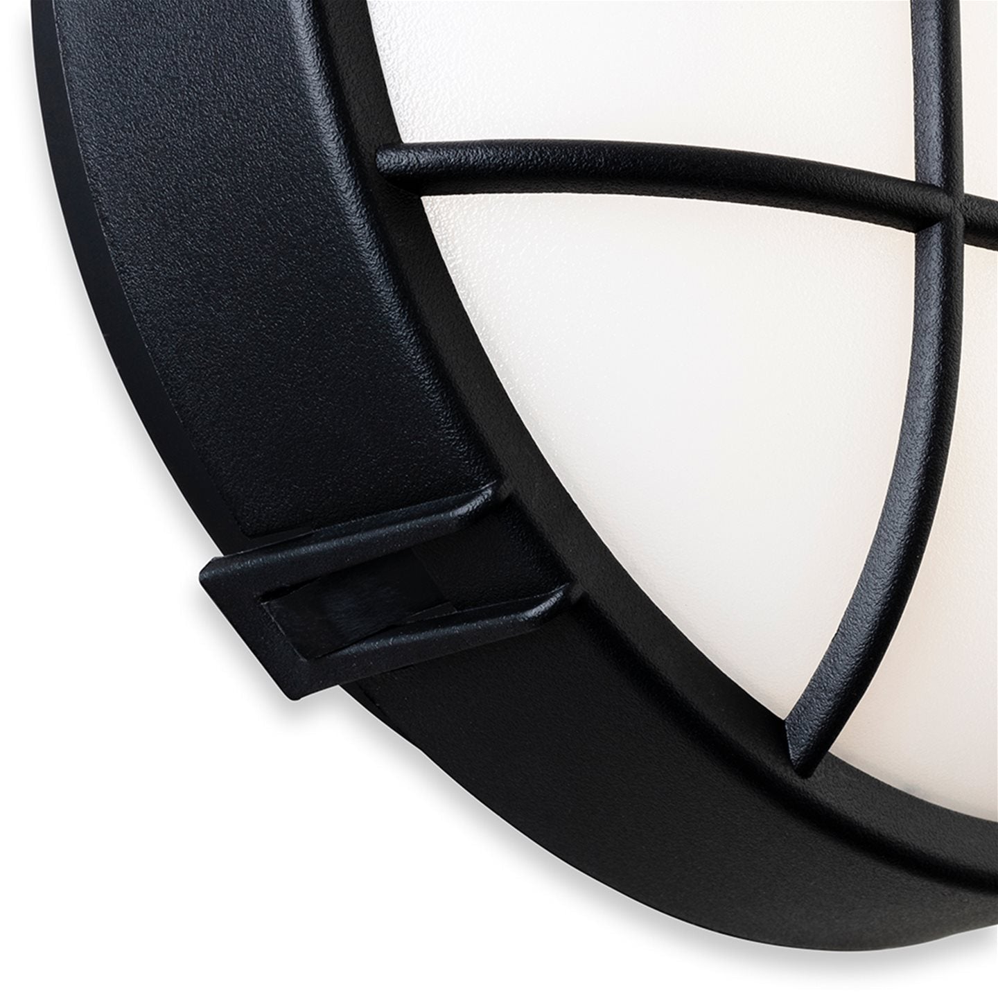 Morgan Round Caged Outdoor LED Bulkhead Light