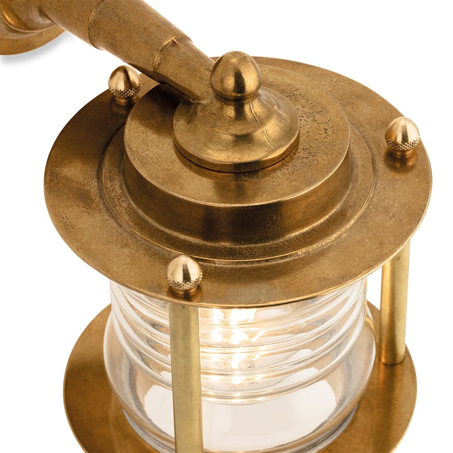 Jude Solid Brass Nautic Wall Lantern