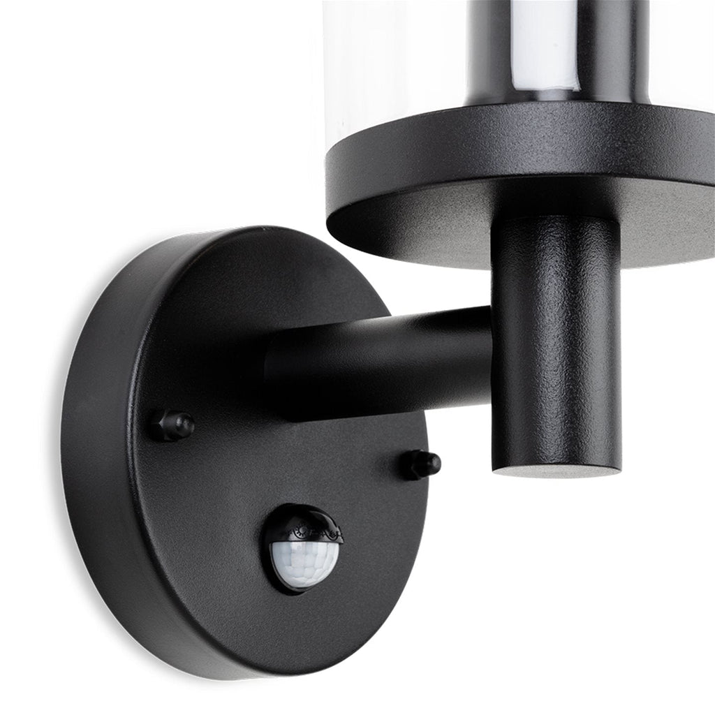 Lemaire Wall Lantern with PIR, Black