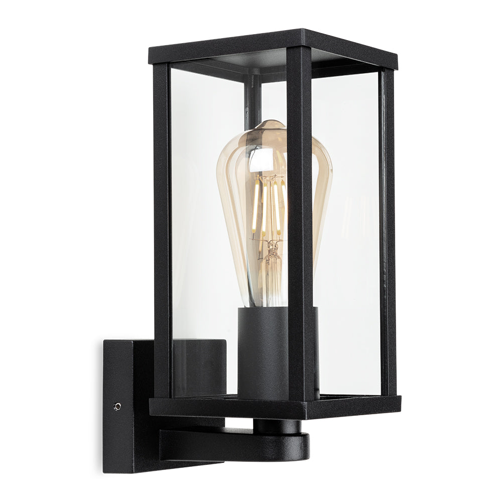 Tessere Square Wall Lantern, Black