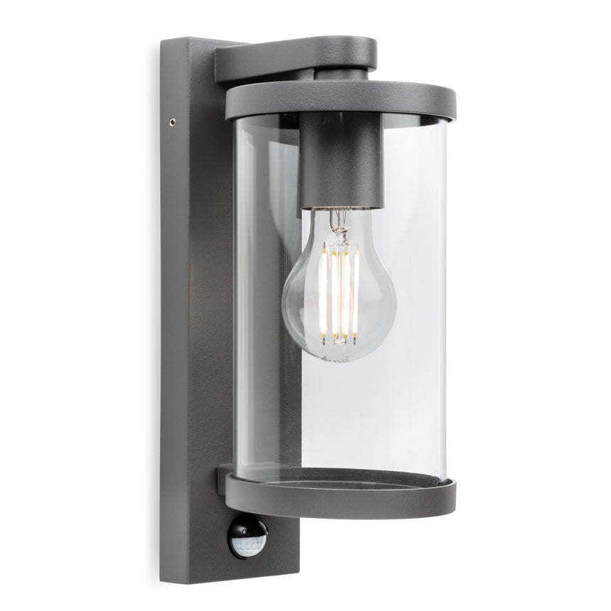 Aurora Wall Light with PIR, Graphite