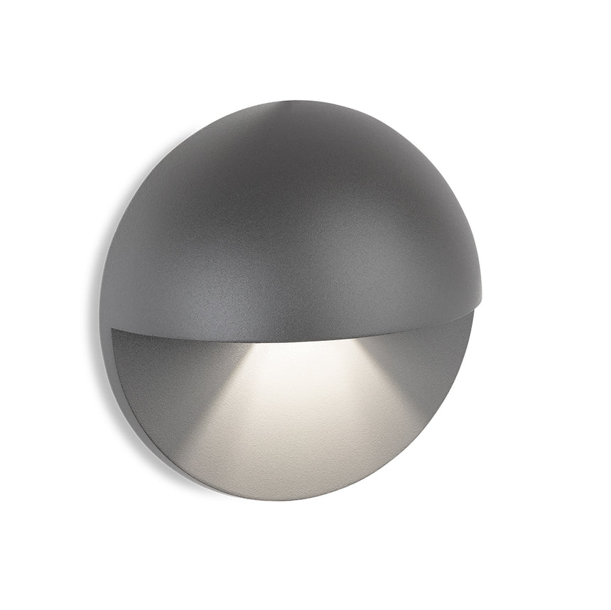 Poldina LED Wall & Step Light, Graphite