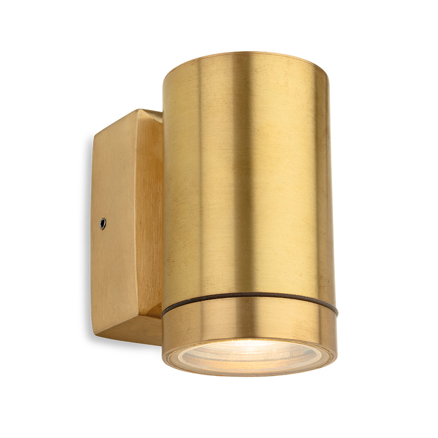 Darya Down Wall Light, Solid Brass