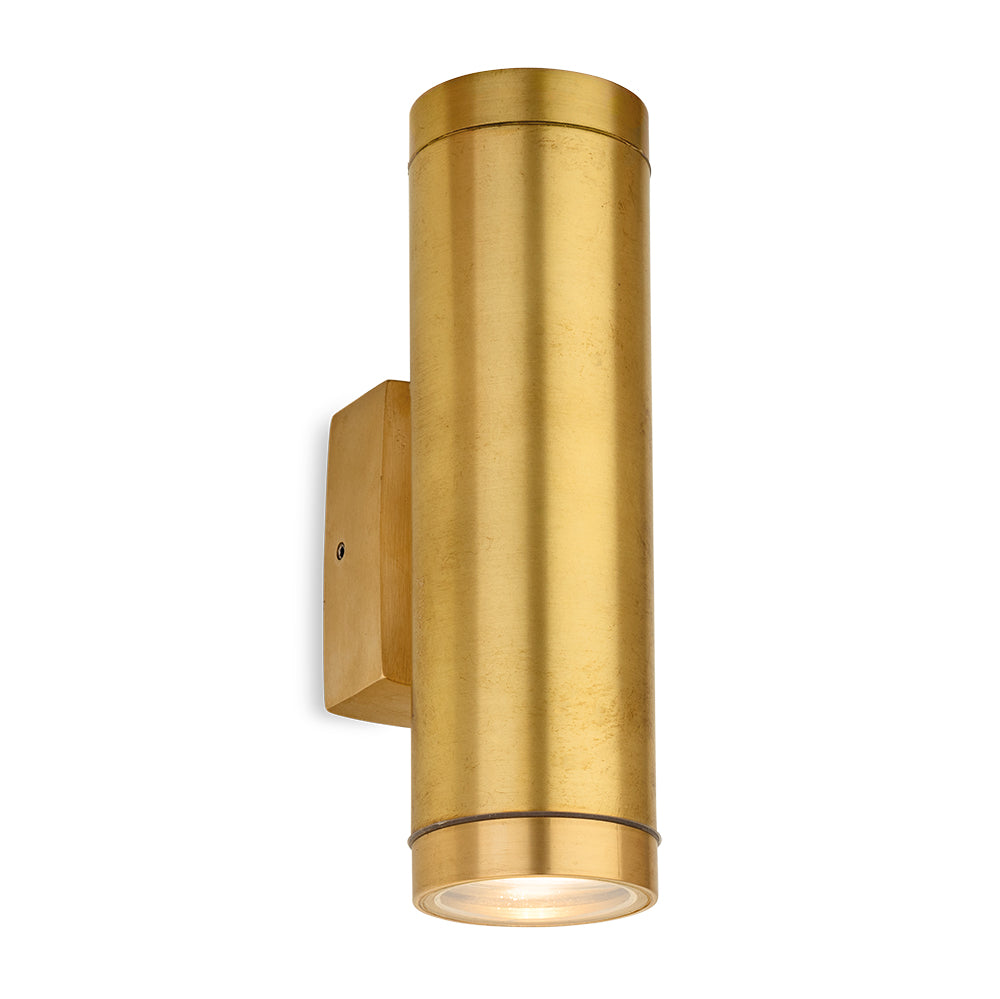 Darya Up & Down Wall Light, Solid Brass