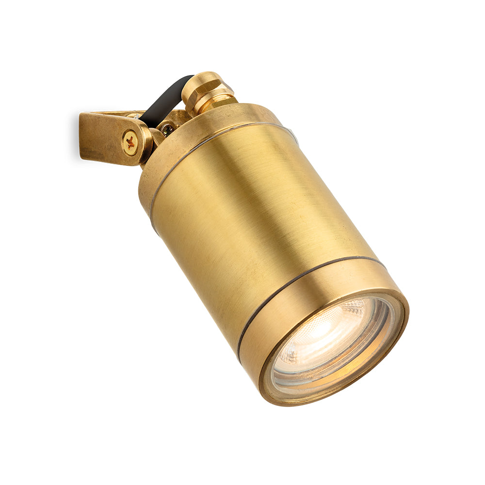 Darya Wall Spot Light, Solid Brass