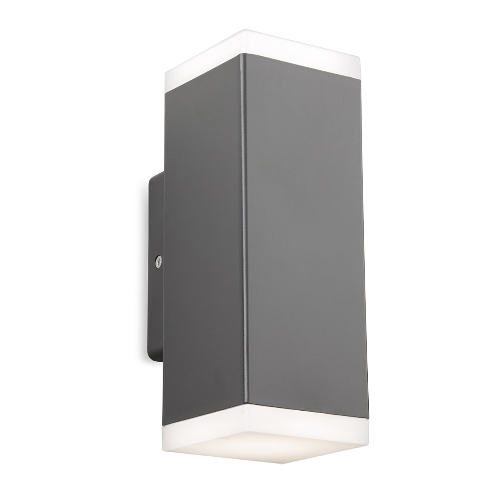 Corfu Square LED Up & Down Wall Light