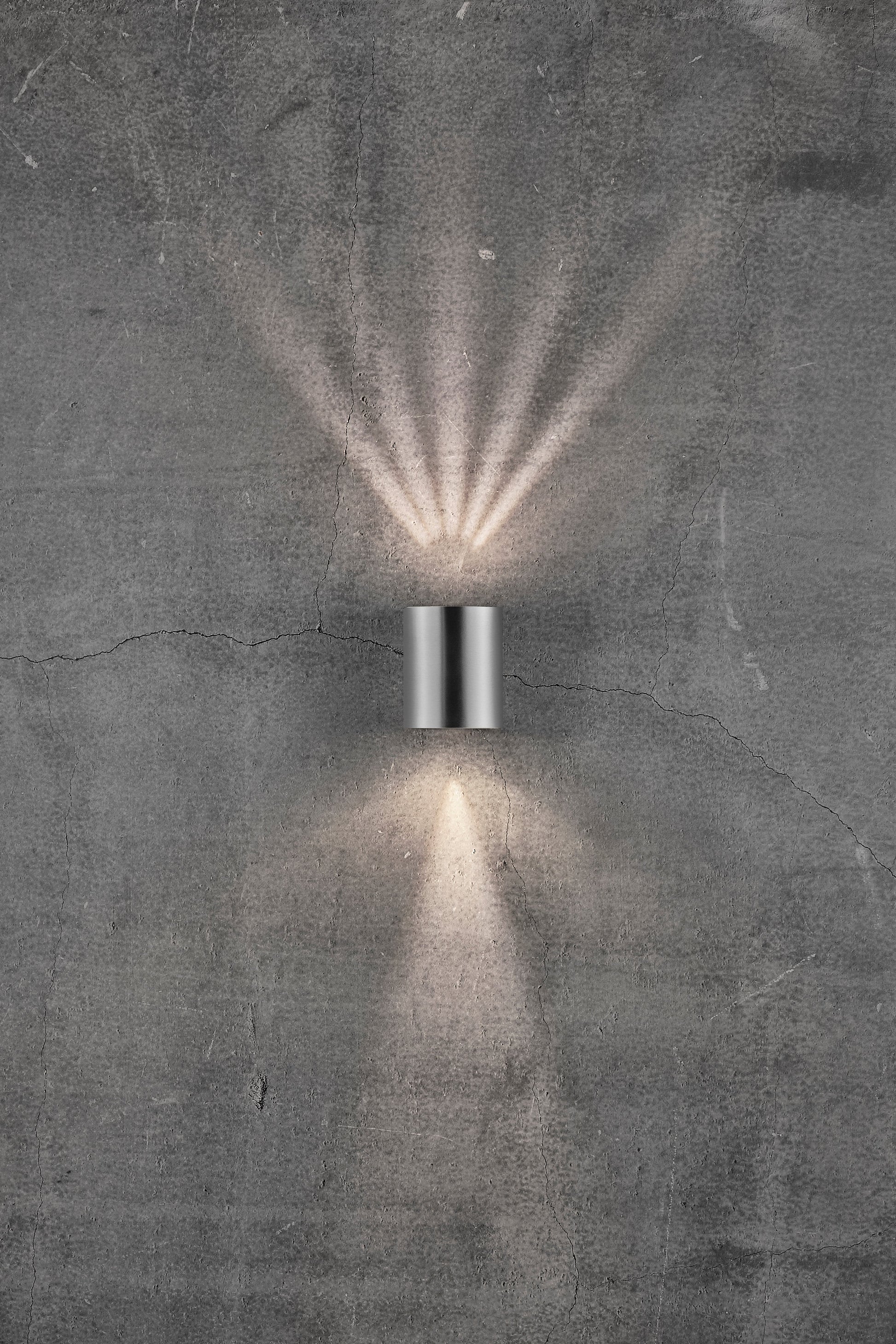 Canto 2 LED Up & Down Wall Light, Stainless Steel