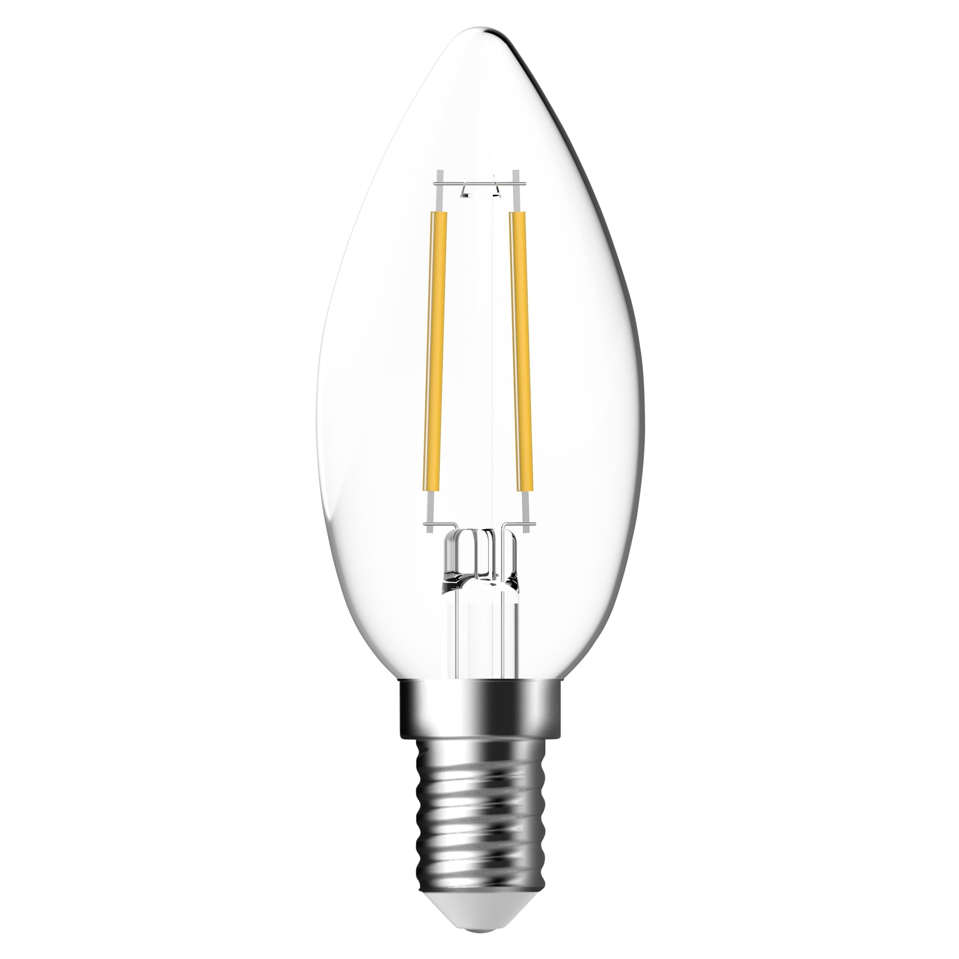 E14 Candle 4w 470lm Warm White 2700k LED Filament Light Bulb (40w eqv)